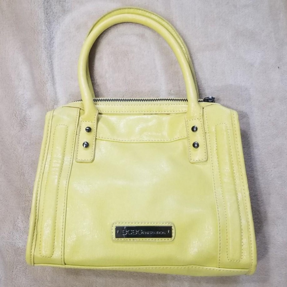 Bcbg bcbgeneration yellow handbag purse